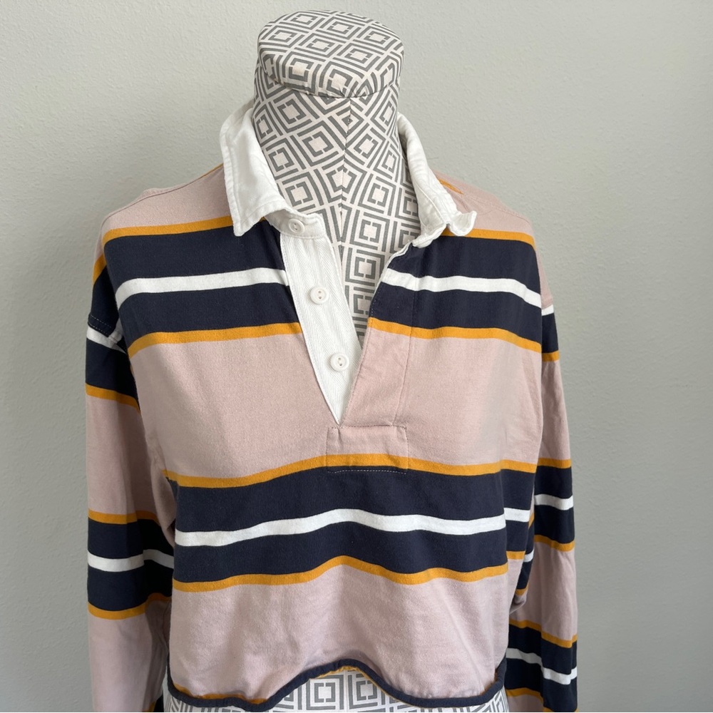 BDG Multicolor Striped Crop Top